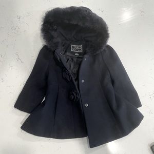 Rothschild 18month coat, with hood navy